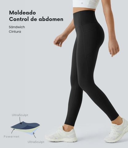 Malla de cintura alta - Control de abdomen y bolsillos - Feelingirl